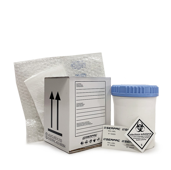 Complete packagings for Infectious Substances (UN2814 / UN2900)
